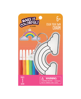 American Crafts Color Your Own Kit Charm Rainbow (7pcs) (34027525) (OUTLET)