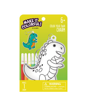 American Crafts Color Your Own Kit Charm Dino (7pcs) (34027524) (OUTLET)