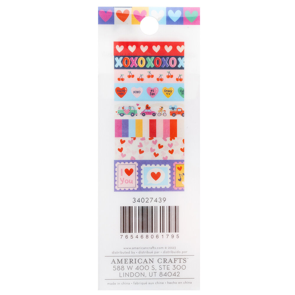American Crafts Cutie Pie Washi Tape (8pcs) (34027439) (OUTLET)