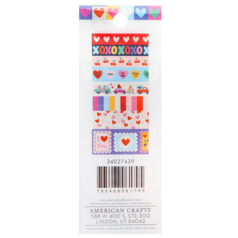 American Crafts Cutie Pie Washi Tape (8pcs) (34027439) (OUTLET)