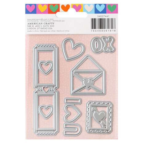 American Crafts Cutie Pie Dies (6pcs) (34027441) (OUTLET) American Crafts Cutie Pie Dies (6pcs) (34027441) (OUTLET)