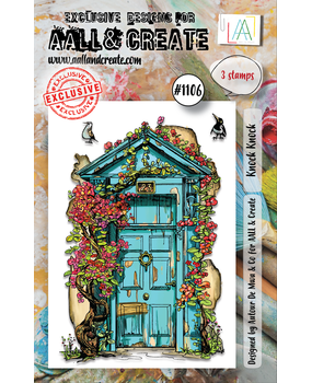 Aall and Create Stamp Set A7 Knock Knock (AALL-TP-1106) (DISCONTINUED)