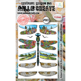 Aall and Create Stamp Set A6 Wingbrushed Dreams (AALL-TP-1107) (DISCONTINUED)