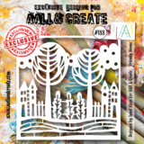 Aall and Create Stencil 6x6 Inch Friendly Avenue (AALL-PC-188) (DISCONTINUED)