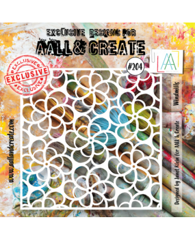 Aall and Create Stencil 6x6 Inch Windmills (AALL-PC-204) (DISCONTINUED)