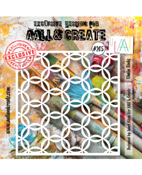 Aall and Create Stencil 6x6 Inch Chain Links (AALL-PC-205) (DISCONTINUED)