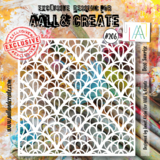 Aall and Create Stencil 6x6 Inch Deco Sunrise (AALL-PC-206) (DISCONTINUED)
