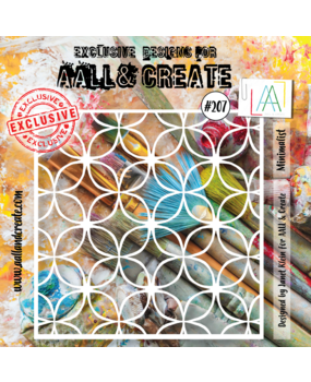 Aall and Create Stencil 6x6 Inch Minimalist (AALL-PC-207) (DISCONTINUED)