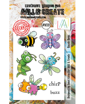 Aall and Create Stamp Set A7 Buzzie Bugs (AALL-TP-1039) (DISCONTINUED)