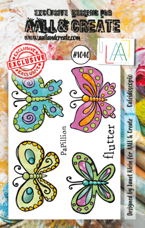 Aall and Create Stamp Set A7 Caleidoscopio (AALL-TP-1040) (DISCONTINUED)