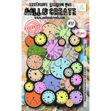 Aall and Create Ephemera Die-cuts Antique Clocks (AALL-EP-027) (DISCONTINUED)