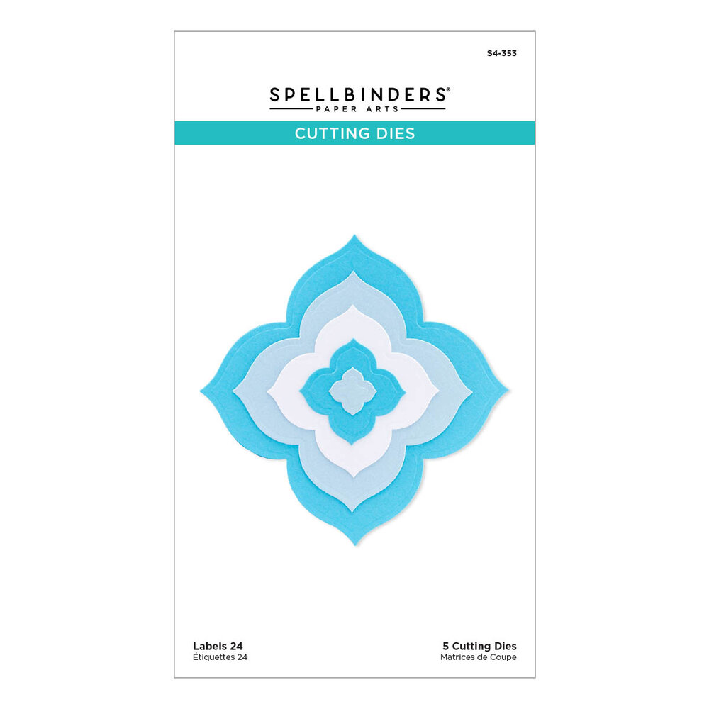 Spellbinders Labels 24 Etched Dies (S4-353) (OUTLET) Spellbinders Labels 24 Etched Dies (S4-353) (OUTLET)