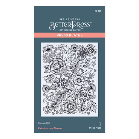 Spellbinders Kaleidoscope Flowers Press Plate (BP-117) (OUTLET) Spellbinders Kaleidoscope Flowers Press Plate (BP-117) (OUTLET)