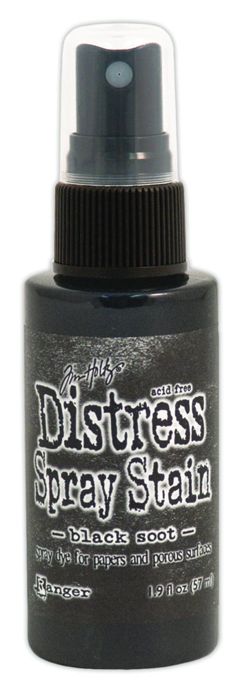 Ranger Tim Holtz Distress Spray Stains Black Soot 1.9 fl oz (TSS42167)
