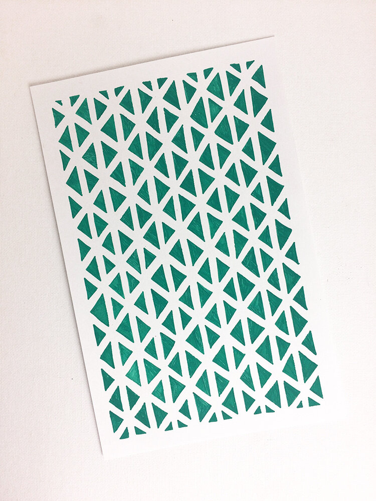Ranger Dyan Reaveley Dylusions Stencil S Angles (DYS61670) (DISCONTINUED) Ranger Dyan Reaveley Dylusions Stencil S Angles (DYS61670) (DISCONTINUED)