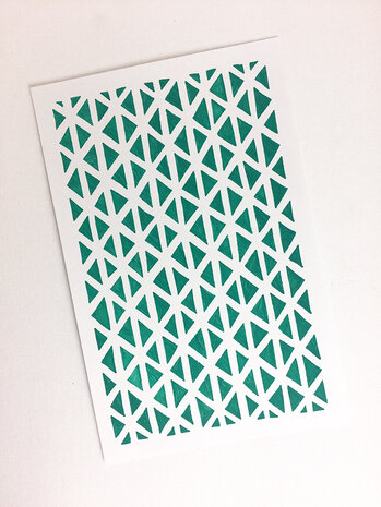 Ranger Dyan Reaveley Dylusions Stencil S Angles (DYS61670) (DISCONTINUED) Ranger Dyan Reaveley Dylusions Stencil S Angles (DYS61670) (DISCONTINUED)