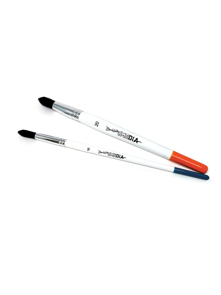 Ranger Dina Wakley MEdia Brushes Set Round #16 & #20 (2pcs) (MDA82163) Ranger Dina Wakley MEdia Brushes Set Round #16 & #20 (2pcs) (MDA82163)