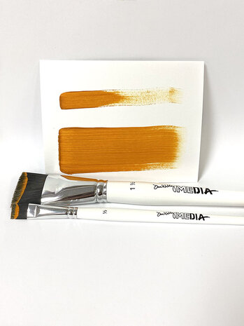 Ranger Dina Wakley MEdia Brushes Synthetic Bristle 1.5 & 0.5 Inch (2pcs) (MDA71136) Ranger Dina Wakley MEdia Brushes Synthetic Bristle 1.5 & 0.5 Inch (2pcs) (MDA71136)