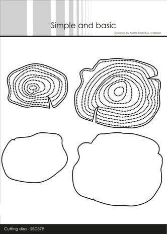 Simple and Basic Woodgrain Plates Dies (SBD379) (DISCONTINUED)