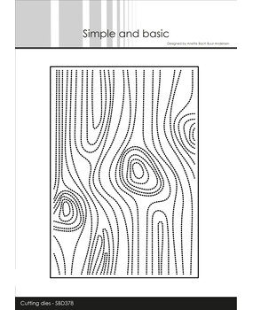 Simple and Basic Woodgrain A6 Dies (SBD378) (OUTLET) Simple and Basic Woodgrain A6 Dies (SBD378) (OUTLET)