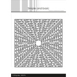 Simple and Basic Broken Lines Square Dies (SBD376) (OUTLET)