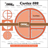 Crealies Cardzz Dies No. 592 Frame & Inlay Larissa (CLCZ592)