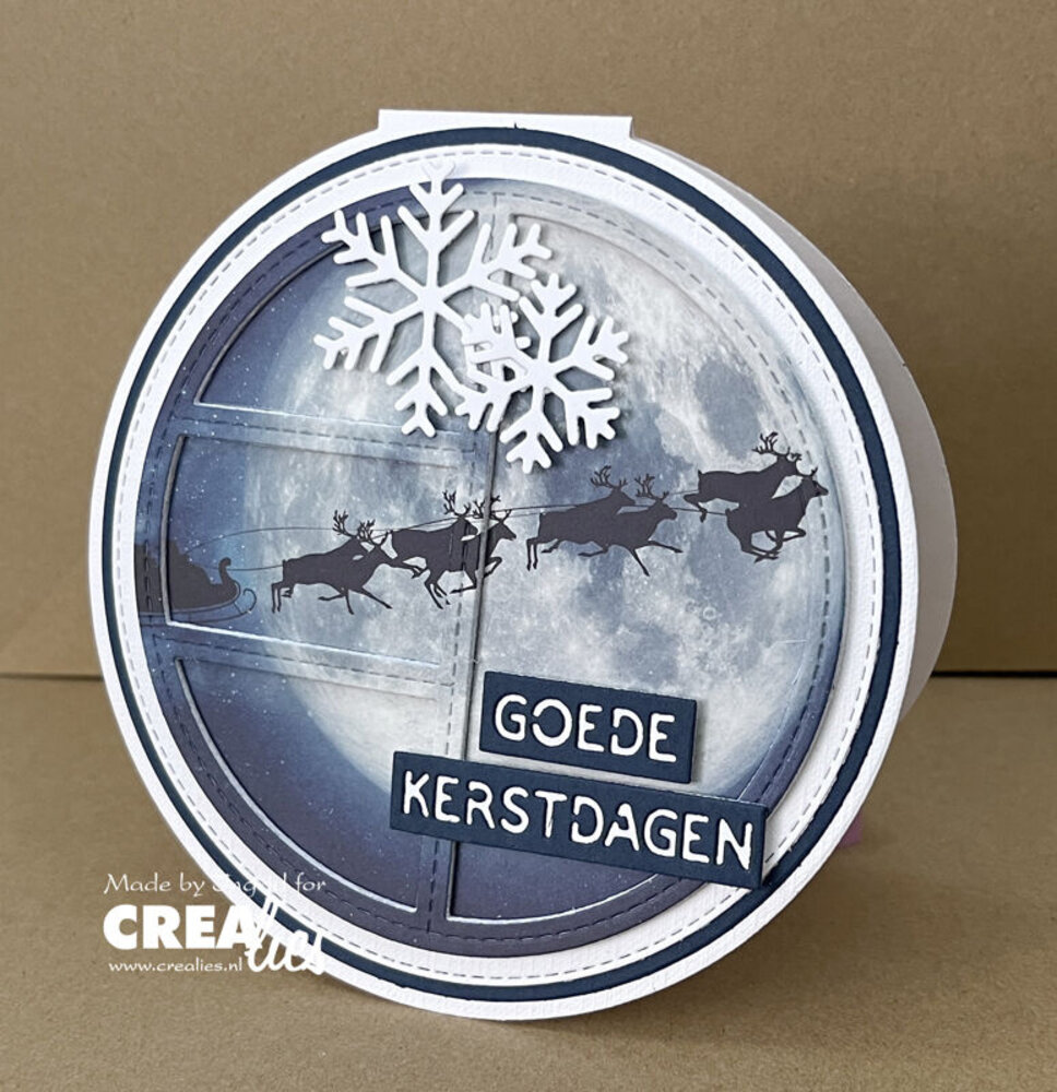 Crealies Cardzz Stansen No. 592 Frame & Inlay Larissa (CLCZ592)