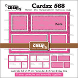 Crealies Cardzz Stansen No. 568 Frame & Inlay Kate (CLCZ568)