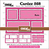 Crealies Cardzz Dies No. 568 Frame & Inlay Kate (CLCZ568) Crealies Cardzz Dies No. 568 Frame & Inlay Kate (CLCZ568)