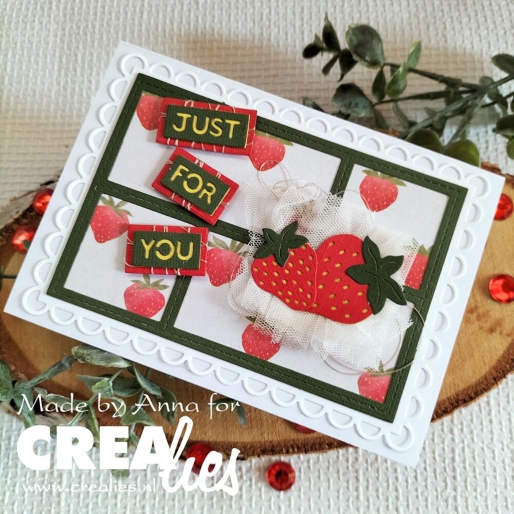 Crealies Cardzz Dies No. 568 Frame & Inlay Kate (CLCZ568)