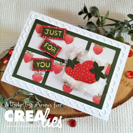 Crealies Cardzz Dies No. 568 Frame & Inlay Kate (CLCZ568)