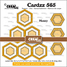 Crealies Cardzz Dies No. 565 Frame & Inlay Honey (CLCZ565) Crealies Cardzz Dies No. 565 Frame & Inlay Honey (CLCZ565)