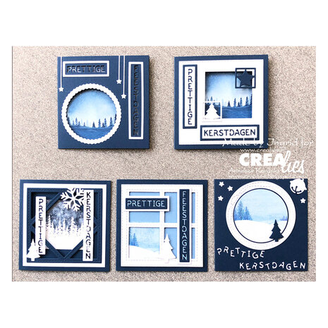 Crealies Cardzz Dies No. 512 Frame & Inlay Anna Square (CLCZ512) Crealies Cardzz Dies No. 512 Frame & Inlay Anna Square (CLCZ512)