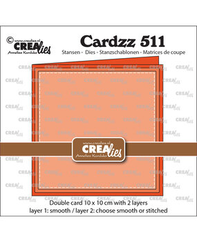 Crealies Cardzz Stansen No. 511 Dubbele Kaart (CLCZ511)