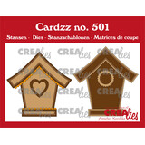 Crealies Cardzz Dies No. 501 Birdhouse (CLCZ501)