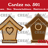 Crealies Cardzz Dies No. 501 Birdhouse (CLCZ501) Crealies Cardzz Dies No. 501 Birdhouse (CLCZ501)