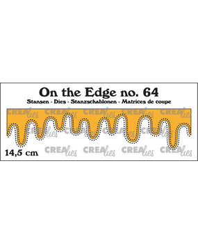 Crealies On The Edge Dies No. 64 Dripping Honey & Frosting (CLOTE64)