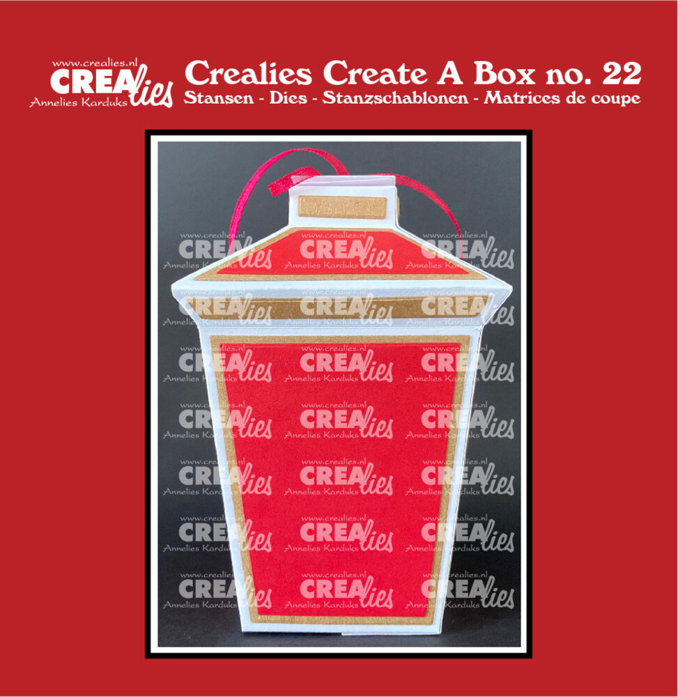 Crealies Create A Box Dies No. 22 Lantern (CCAB22)