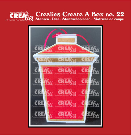 Crealies Create A Box Dies No. 22 Lantern (CCAB22)