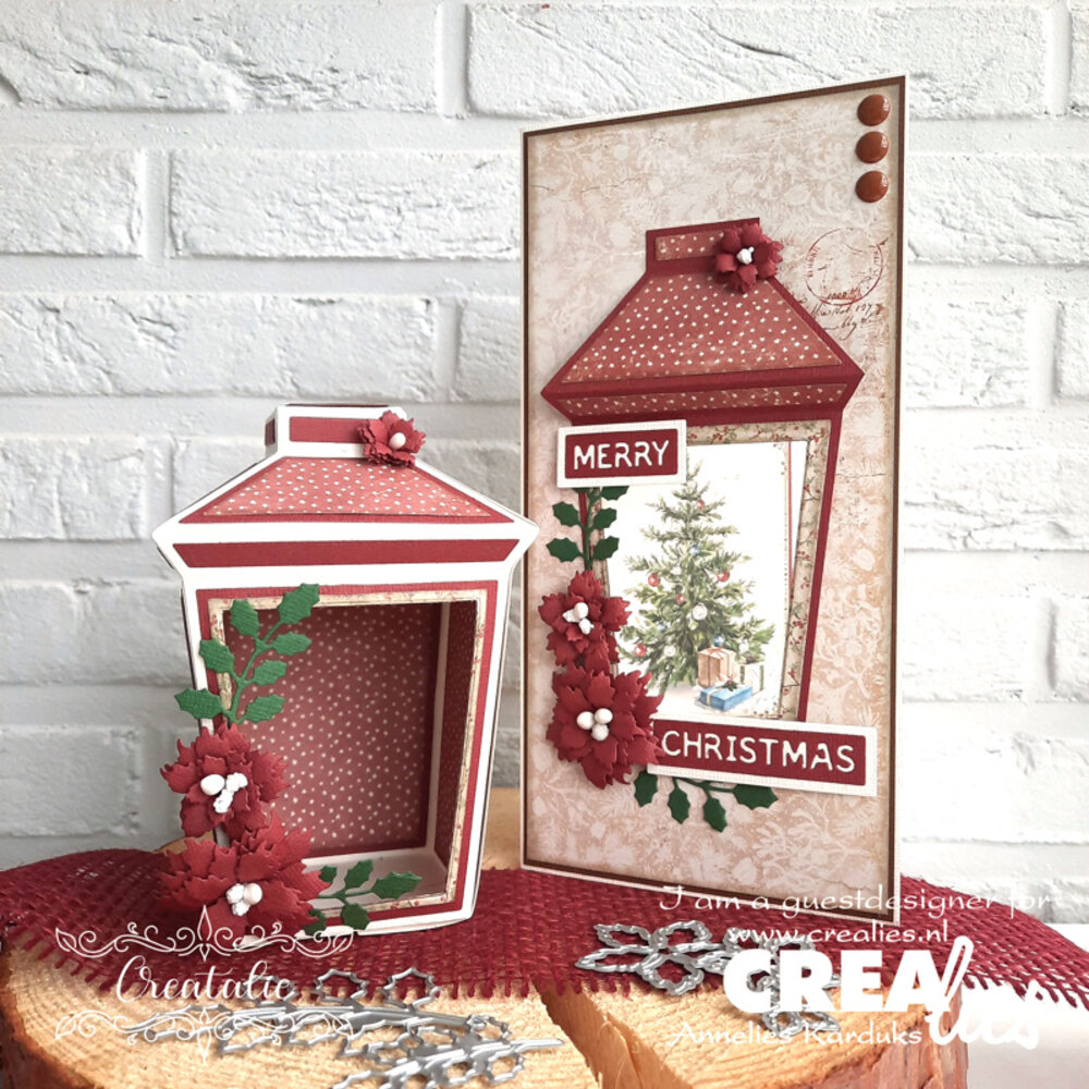 Crealies Create A Box Stansen No. 22 Lantaarn (CCAB22)