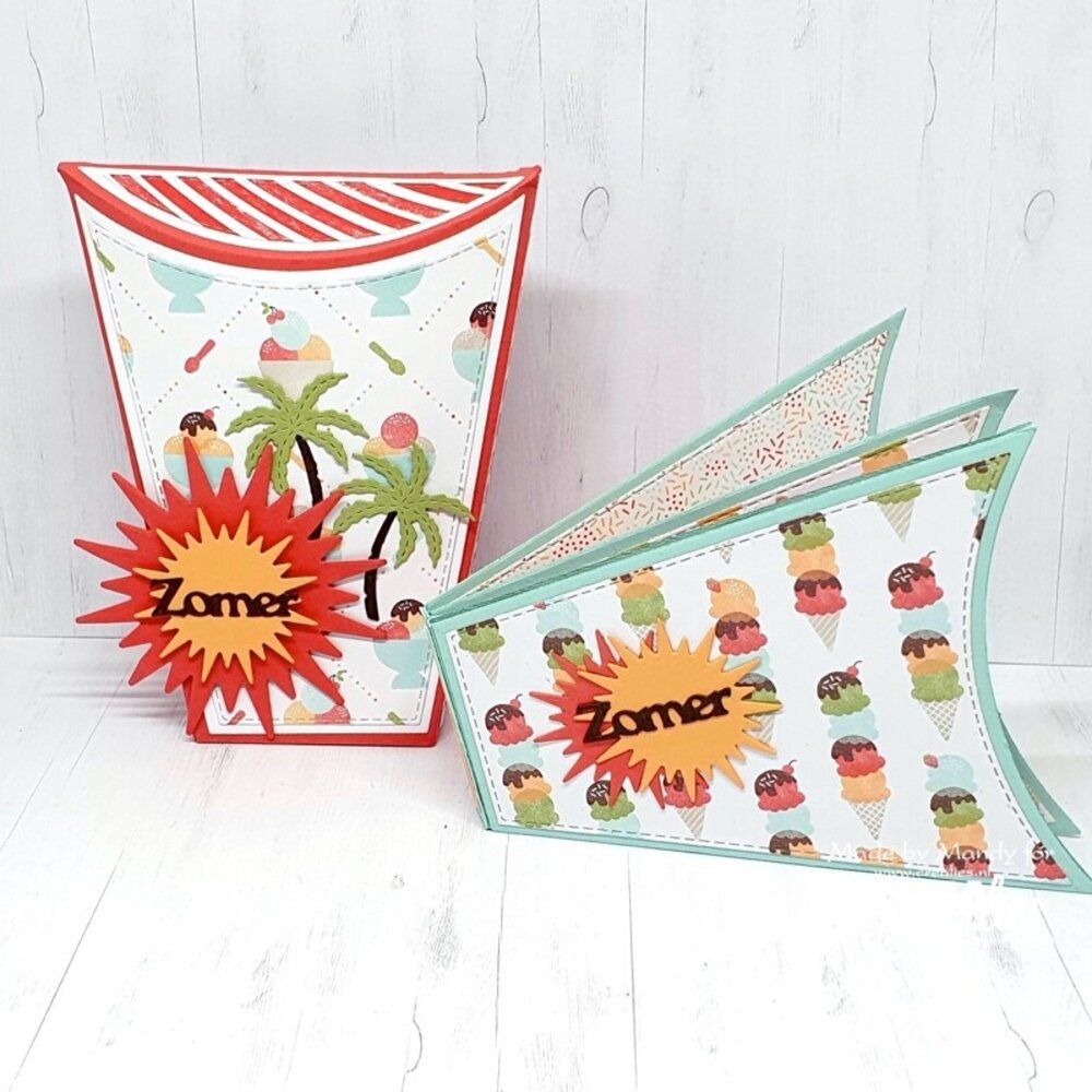 Crealies Create A Box Dies No. 23 Standing Pillowbox (CCAB23) Crealies Create A Box Dies No. 23 Standing Pillowbox (CCAB23)