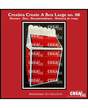 Crealies Create A Box Large Stansen No. 6 Melkpak Groot (CCABL06)