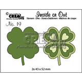 Crealies Inside Or Out Dies No. 19 Lucky Clover (CLIO19)