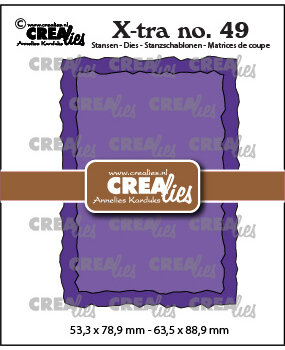 Crealies X-tra Dies No. 49 ATC Rough Edges (CLXtra49)