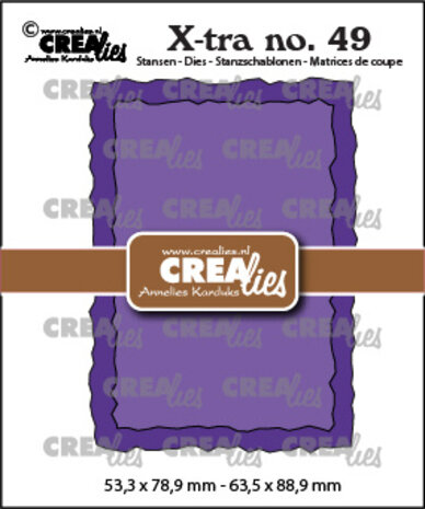 Crealies X-tra Stansen No. 49 ATC Ruwe Randen (CLXtra49)