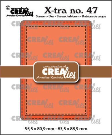 Crealies X-tra Stansen No. 47 ATC Stiksteeklijn (CLXtra47)
