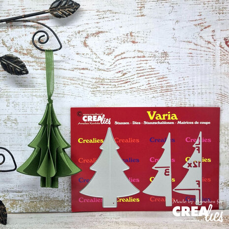 Crealies Varia Dies No. 09 3D Christmas Tree (CLVARIA09) Crealies Varia Dies No. 09 3D Christmas Tree (CLVARIA09)
