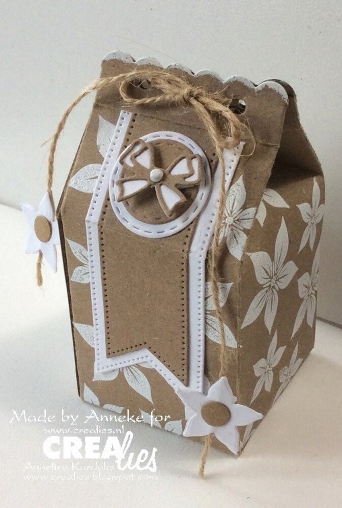 Crealies Create A Box Mini Dies No. 06 Milk Carton (CCABM06)