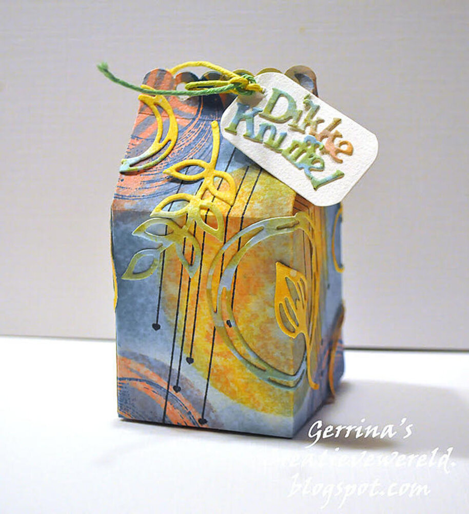 Crealies Create A Box Mini Dies No. 06 Milk Carton (CCABM06)