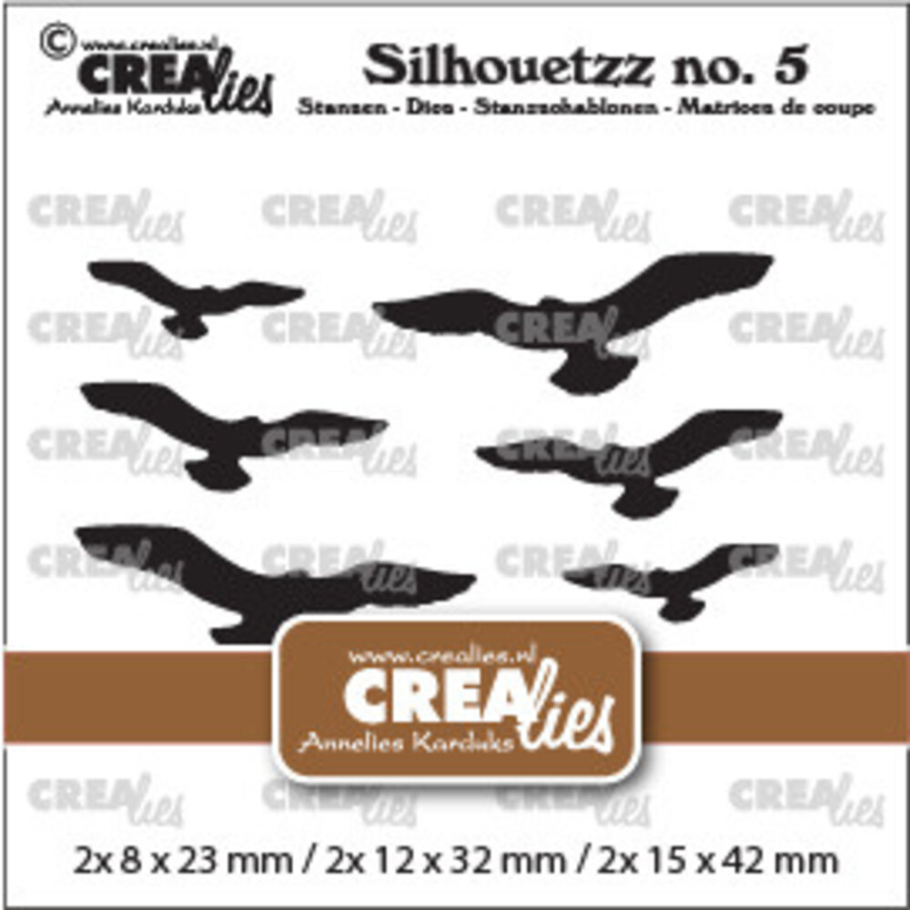 Crealies Silhouetzz Stansen No. 5 6 Vliegende Vogels (CLSH05) Crealies Silhouetzz Stansen No. 5 6 Vliegende Vogels (CLSH05)